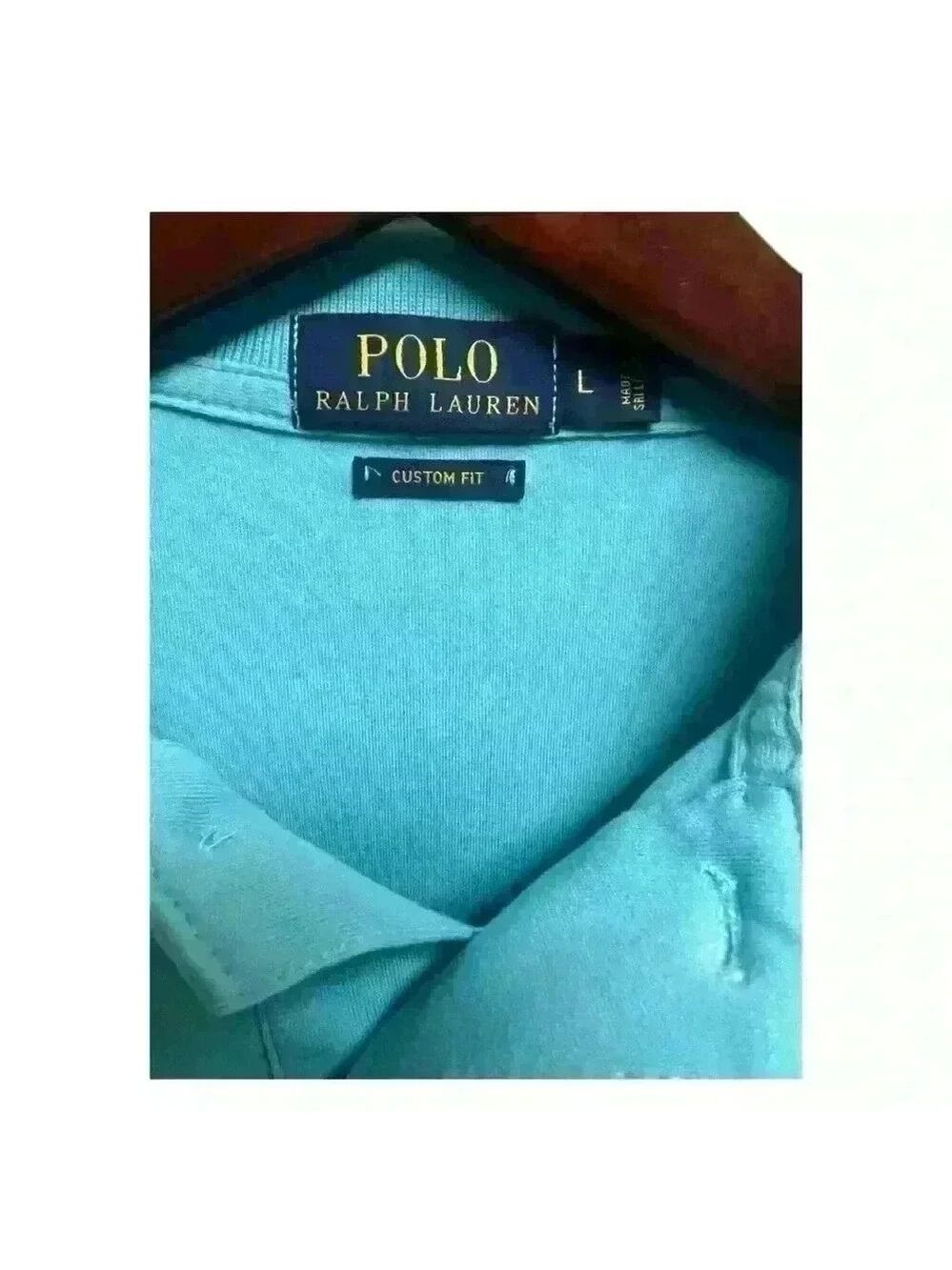 Polo Ralph Lauren-Custom Fit. Men’s Large. Pre Owned in Very Good Condition. - Picture 3 of 4